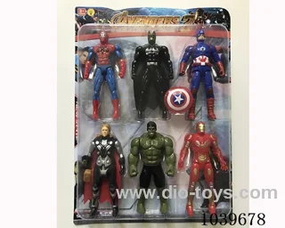 16cm Thor, Hulk, Captain America, Iron Man,  Spiderman, Batman with light