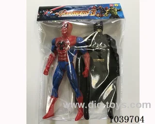 22cm 2pcs  Spiderman, Batman with light