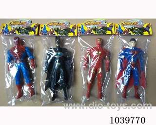 Spiderman, Batman,Superman,Iron Man with light 4sets mixed loading
