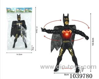 Batman with light & Rotating