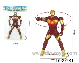 Iron Man with light & Rotating