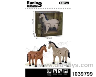Electric simulation horse  in window box