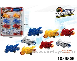pull back motorbike in Blister card
