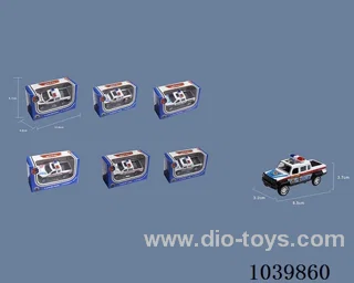 1:50pull back alloy car 6sets&6color mixed loading   in window box