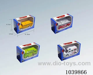 1:50pull back alloy car 4sets&4color mixed loading   in window box