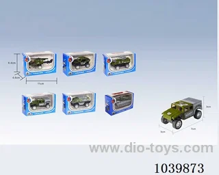 1:55pull back alloy car 6sets&6color mixed loading   in window box
