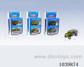 1:55 2pcs pull back alloy car 6sets&6color mixed loading   in window box