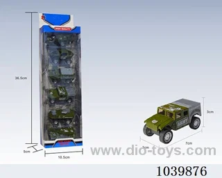 1:55 6pcspull back alloy car 6sets&6color mixed loading   in window box