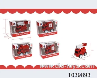 inertia alloy car 4sets mixed loading   in window box