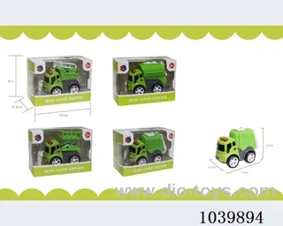 inertia alloy car 4sets mixed loading   in window box