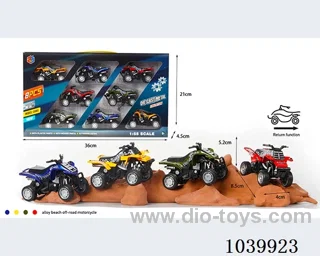 1:55 8pcs pull back alloy car 2sets&4color mixed loading   in window box