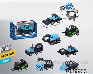 1:55pull back alloy car 8sets mixed loading   in window box
