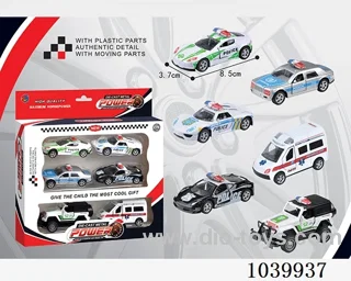 1:50 6pcspull back alloy car 6sets&6color mixed loading   in window box