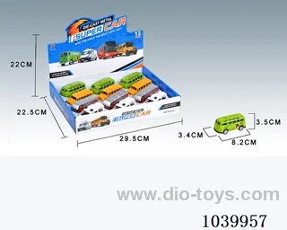 12pcs pull back alloy car 4sets&4color mixed loading  in display box