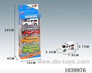 4pcs pull back alloy car 4sets&4color mixed loading   in window box