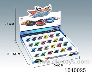24pcsfree wheel alloy car 12sets&12color mixed loading  in display box