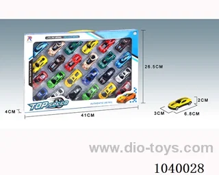 24pcsfree wheel alloy car 12sets&12color mixed loading   in window box