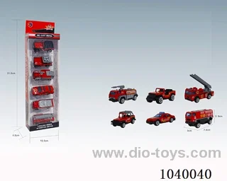 6pcsfree wheel alloy car 6sets mixed loading   in window box
