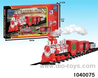 Electric Railway Train with Music and Lights in Gilf box