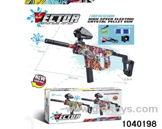 Water bullet gun in color box