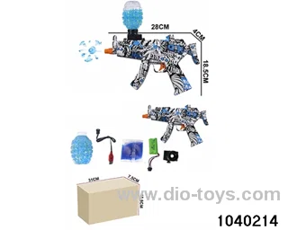 Water bullet gun in paper box