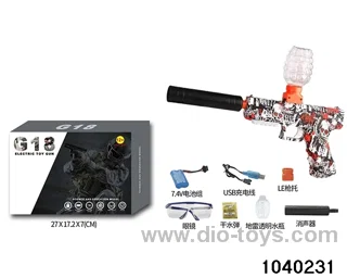 Water bullet gun in color box