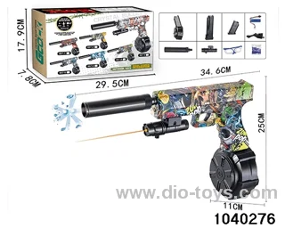 Water bullet gun in color box