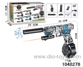 Water bullet gun in color box