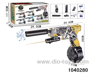 Water bullet gun in color box
