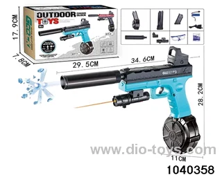 Water bullet gun in color box