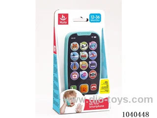 Multifunction Toddler Early Educational Learning Battery Operated Baby Cell Mobile in display box