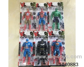 14.5cm leader/Iron Man/The Hulk/Spider/Superman/bat