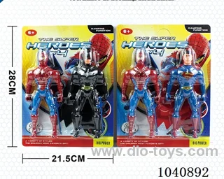Spider-man/Batman/Captain America with light