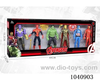 11.5cm Thanos/Spider-Man/Captain America/Iron Man/Hulk
