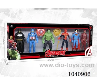 11.5cm Thunder, Batman, Captain America, Hulk, Spider-Man, Superman, The Flash