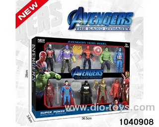 11cm Superman Batman Spider-Man Thanos America Hulk Iron Man Flash Thor Ant-Man