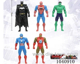 15cm Avengers Batman/Spider-Man/Captain America/Iron Man/Hulk