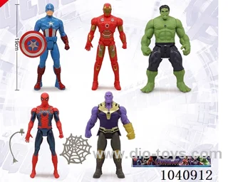 19cm Avengers Superman/Iron Man/Captain America/Iron Man/Hulk