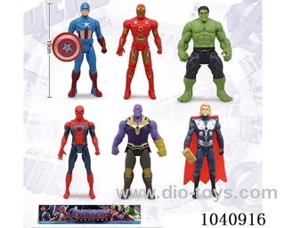 19cm Avengers Thanos/Spider-Man/Captain America/Iron Man/Hulk/Thor