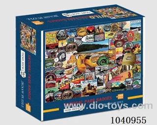 1000PCS Puzzle toy in color box