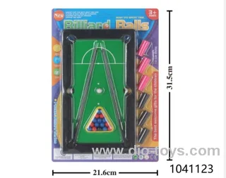 billiard in blister card