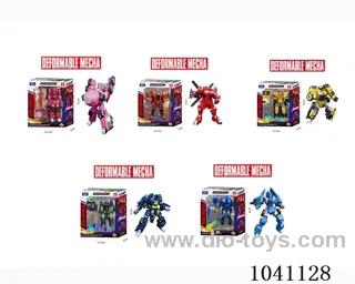 Shape-shifting robot 4color &5sets mixed loading