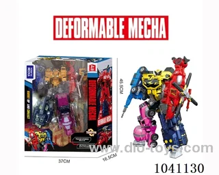 5 in 1 Dinosaur Shape-shifting robot  5sets&5color mixed loading