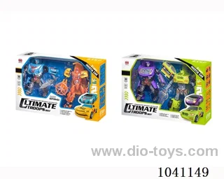 shape-shifting robot 2color mixed loading  in color box