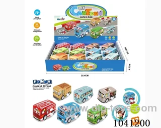 12pcs Wind Up car in display box