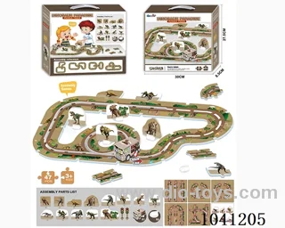 puzzle track in color box
