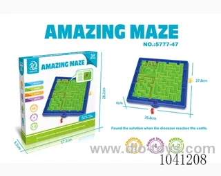 maze game in color box