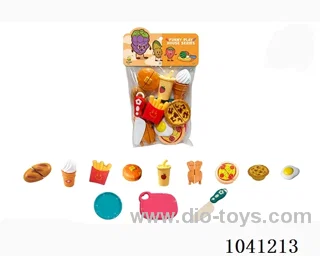 sliceable toy in PP bag with header
