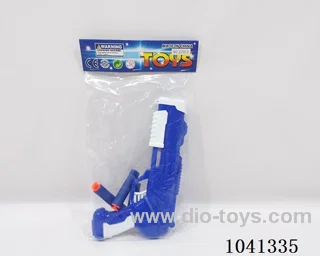 Soft bomb &ping pong gun set 2color mixed loading in PP bag with header