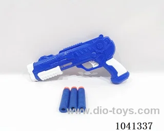 Soft bomb &ping pong gun set 2color mixed loading in opp bag
